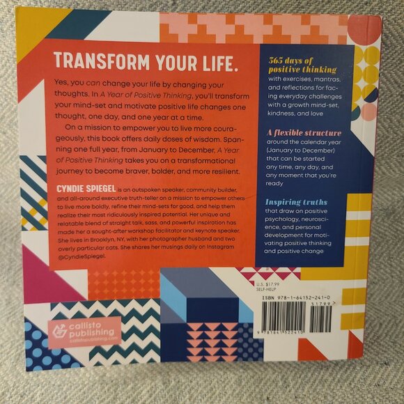 Paperback book A Year of Positive Thinking by Cyndie Spiegel - Picture 2 of 5